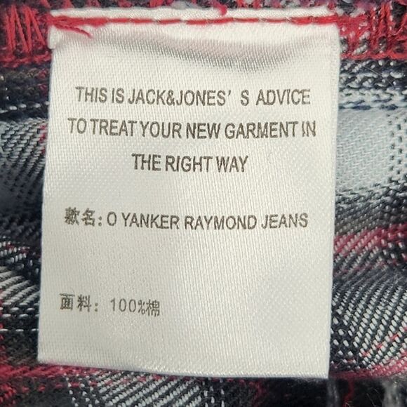 Jack & Jones O Yanker Raymond Jeans Size 28x32 Men Distressed Black Straight Leg - Picture 8 of 10